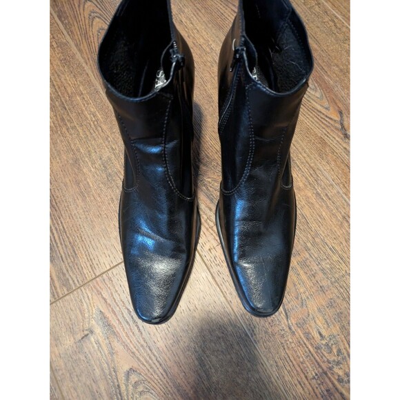 Franco Sarto Bootie Ankle Boots 3-3.5" Women's Black Boot 10M - Picture 3 of 9
